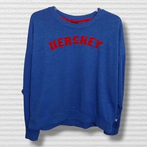 Colosseum | Women's Blue HERSHEY Logo Sweatshirt | Size X-Large | NEW | NWOT |